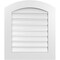 Ekena Millwork Arch Top Surface Mount PVC Gable Vent: Non-Functional, w/ 3-1/2"W x 1"P Standard Frame, 24"W x 26"H GVPAR24X2601SN - alternate 1